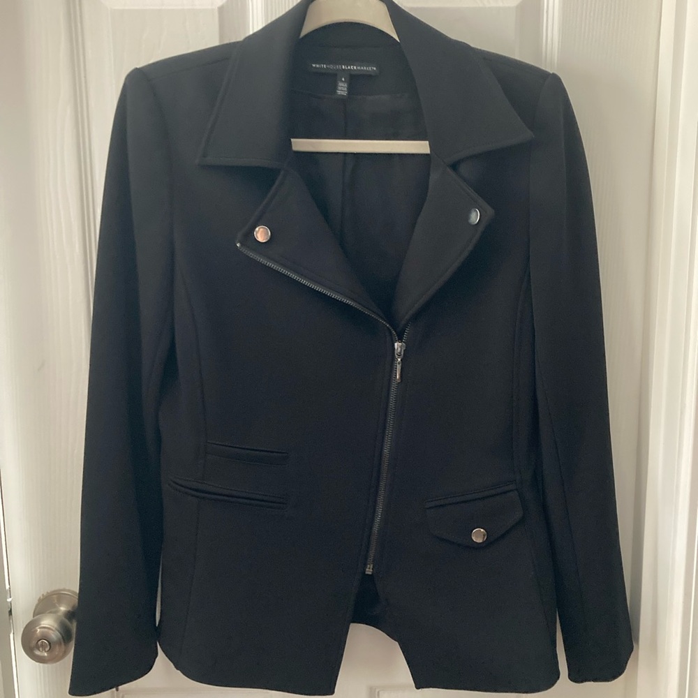 White House Black Market Black Blazer Jacket